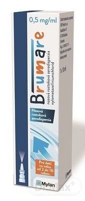 Brumare 0,5 mg/ml nosová roztoková aerodisperzia aer.nao.1 x 10 ml/5 mg