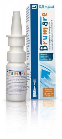 Brumare 0,5 mg/ml nosová roztoková aerodisperzia aer nao 5 mg (fľ.HDPE) 1x10 ml