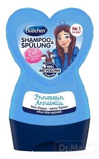 Bübchen Kids Šampón S Kondicionérom 2v1 Princezná Anabela 230ml 1×230 ml, šampón