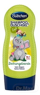 BUBCHEN KIDS SHP+SPRCH. GÉL 2v1 PARTIČKA Z DŽUNGLE 1x230 ml