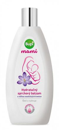 Bupi mami Hydratačný sprchový balzam s vôňou exotických kvetov, 1x250 ml