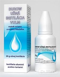 Burow ušná instilácia VULM (Instillatio aluminii acetico-tartarici), 20 g