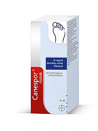 Canespor roztok sol der (fľ. skl., hnedá) 1x15 ml