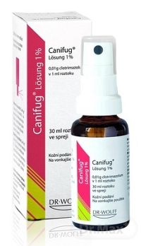 Canifug-Losung 1 % aer deo (fľ.skl.hnedá s rozpraš.) 1x30 ml