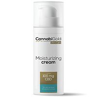 CannabiGold CBD 100 mg Hydratačný krém pre suchú pleť S CBD obsahom 100 mg - 50ml