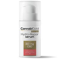 CannabiGold CBD 150 mg Obnovujúce hydratačné sérum pre citlivú pleť S CBD obsahom 150 mg - 30ml