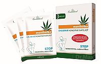 Cannaderm MENTHOLKA NÁPLASŤ chladivá konopná náplasť 1x3 ks