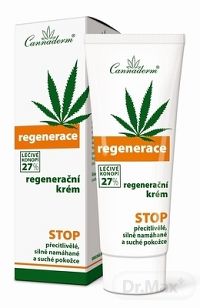 Cannaderm REGENERACE regeneračný krém 1×75 g, na suchú pokožku
