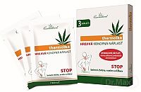 Cannaderm THERMOLKA NÁPLASŤ hrejivá konopná náplasť 1x3 ks