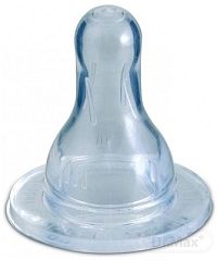 Canpol Babies Cumlík na fľašu silikón okrúhly Mini (0m+), 1x2 ks