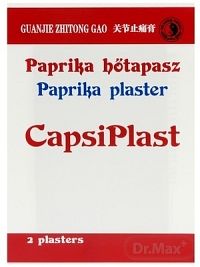 CAPSIPLAST - HREJIVÁ NÁPLASŤ S VÝŤAŽKOM Z PAPRIKY 1x2 ks