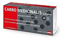 CARBO Medicinalis Sanova 1×20 tbl, výživový doplnok