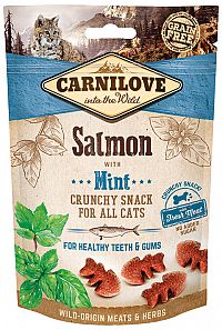 Carnilove Cat Crunchy Snack Salmon, Mint, Meat 50g 1×50 g