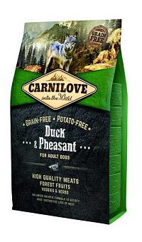 Carnilove Duck & Pheasant For Adult 4kg 1×4 kg, psie granule