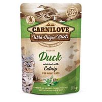 Carnilove Kapsička Cat Pouch Duck With Catnip 85g 1×85 g