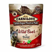 Carnilove Kapsička Dog Paté Wild Boar With Rosehips 300g 1×300 g