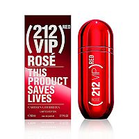 Carolina Herrera 212 Vip Rose Red Edp 80ml 1×80 ml, parfumová voda
