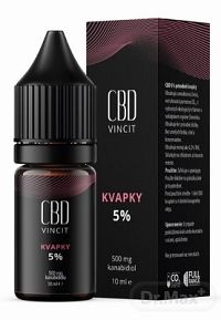 CBD Vincit kvapky 5 % 1×10 ml, len s prírodnými zložkami