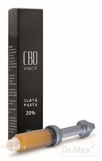 CBD Vincit zlatá pasta 20 % 1×5 ml, bez parabénov