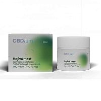 CBDium Hojivá masť 1000 fullspectrum 1×50 ml, CBD hojivá masť
