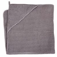 CEBA Osuška s kapucňou Froté Waffle Line 100 x 100 Ash Ceba 1×1 ks, osuška