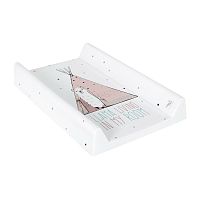 CEBA Podložka prebaľovacia 2-hranná s pevnou doskou (50x70) Comfort Lolly Polly Lama