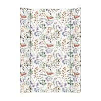 CEBA Podložka prebaľovacia 2-hranná s pevnou doskou (50x70) Comfort Rowanberry