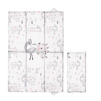 CEBA Podložka prebaľovacia cestovná 60 x 40 Lolly Polly Peacock Ceba 1×1 ks, prebaľovacia podložka