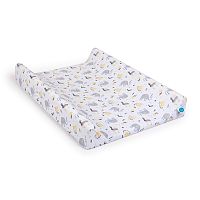 CEBA Poťah na prebaľovaciu podložku 2ks Dark grey+Elephant 1×2 ks, so sloníkmi