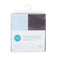 CEBA Poťah na prebaľovaciu podložku Dark Grey+Blue 1×2 ks, rozmer 50x70-80 cm