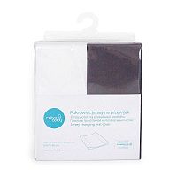 CEBA Poťah na prebaľovaciu podložku Dark Grey+White 1×2 ks, rozmer 50x70-80 cm