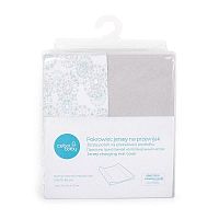 CEBA Poťah na prebaľovaciu podložku Light Grey+Dande 1×2 ks, rozmer 50x70-80 cm