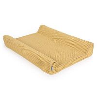 CEBA Poťah na prebaľovaciu podložku Waffle Line 50 x 70 Cream Gold Ceba 1×1 ks, rozmer 50x70 cm