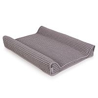 CEBA Poťah na prebaľovaciu podložku Waffle Line Ash Ceba 1×1 ks, rozmer 50x70 cm