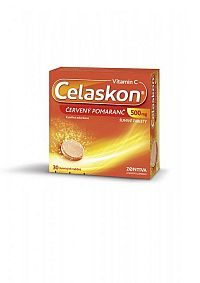 Celaskon 500 mg ČERVENÝ POMARANČ tbl eff 500 mg (tuba PP) 1x30 ks