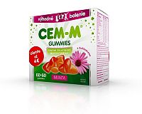 CEM-M GUMMIES IMUNITA Darčeková edícia želatínové multivitamíny s Echinaceou (výhodné balenie - 4€) 2x60 (120 ks)
