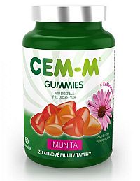 CEM-M GUMMIES IMUNITA želatinové multivitamíny s Echinaceou, pre dospelých, 1x60 ks