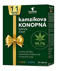 Cemio Kamzíkova konopná masť 1+1 2×200 ml, konopná masť