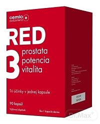 Cemio RED3 darček 2021 1×90 cps, na prostatu
