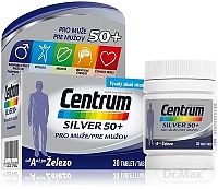 Centrum Silver 50+ pre mužov 1×30 tbl, výživový doplnok