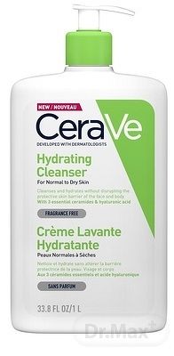 CeraVe HYDRATAČNÁ ČISTIACA EMULZIA 1x1 l, na normálnu až suchú pokožku