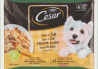Cesar Kapsička Selection v Želé 4×100g 4×100 g, kompletné vlhké krmivo pre dospelé psy