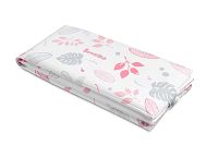 Cestovná prebaľovacia podložka Sensillo Floral ružová , 20C50043