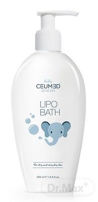 Ceumed Baby Lipo Bath Sprchový gél 1×200 ml, na suchú až veľmi suchú pokožku