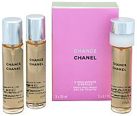 Chanel Chance Edt Napln 3x20ml 60ml 1×1ks, darčeková sada