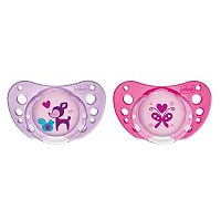 Chicco Cumlík Physio Air latex 6-16m+, ružová 2ks 1×2 ks, upokojujúci cumlík (6-16 m.+)