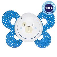 CHICCO Cumlík Physio Comfort silikónový chlapec - macko 1 ks, 6-16 m 1×1 ks, chlapec - macko, 6-16 m