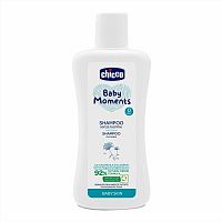 CHICCO Šampón na vlasy BABY MOMENTS 1×200 ml, 92 % prírodných zložiek