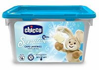 Chicco Sensitive - pracie gélové kapsuly 1×16 ks, pracie kapsuly