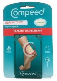 Compeed NÁPLASŤ na pľuzgiere 1×10 ks, gélová náplasť